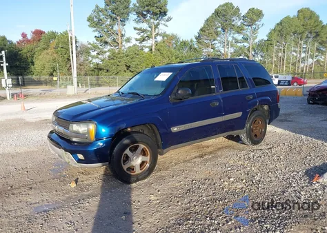 2004 Chevrolet Trailblazer Ls из США, поврежденный, VIN 1GNDS13S642385872